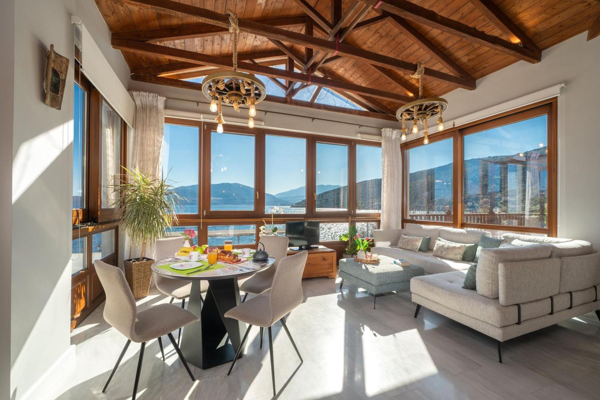 Sea Rock Apartment Айя-Евфимия Экстерьер фото